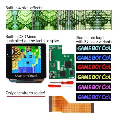 gbc screen replacement|funnyplaying gbc displays.